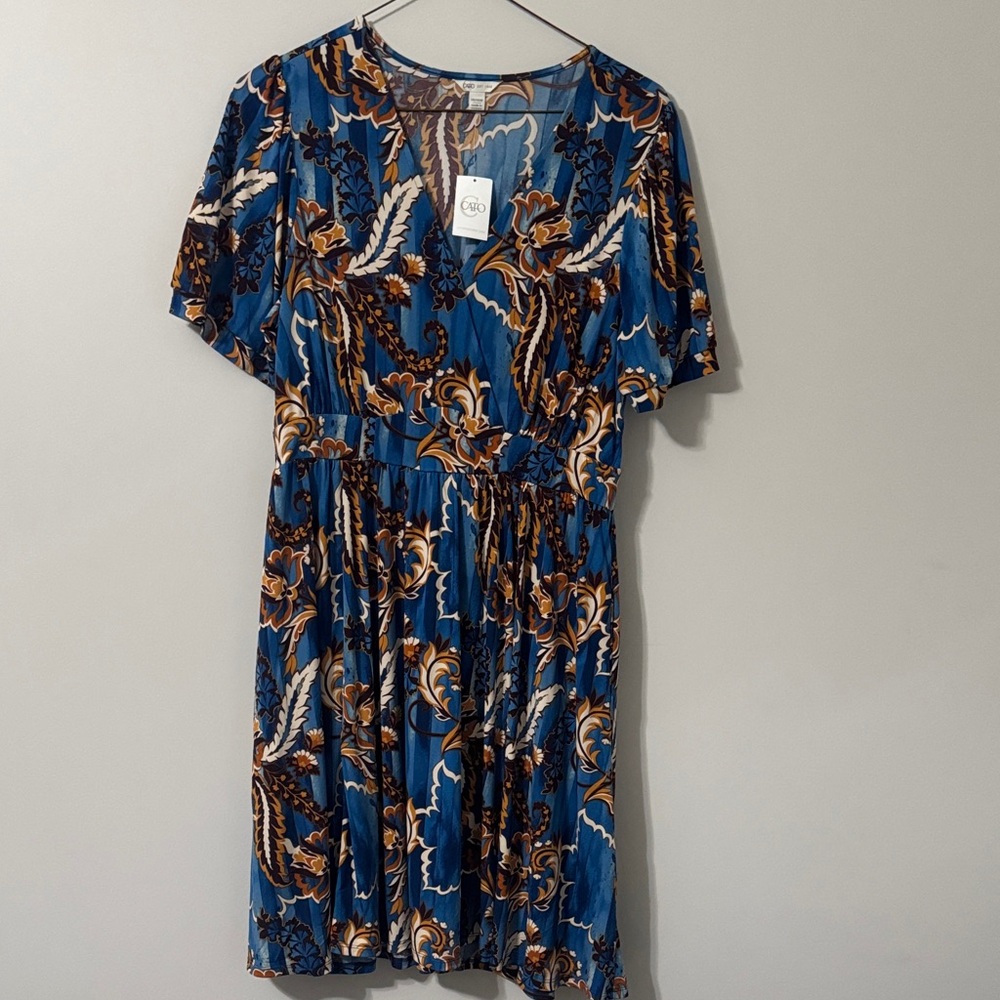 Floral Blue Dress